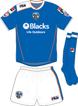 oldham athletic home shirt