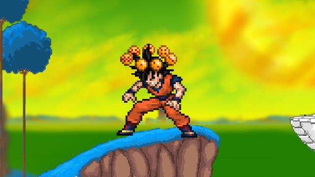 super smash flash 2 goku moves