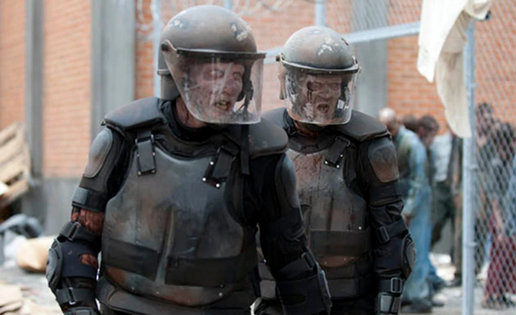 Image - Christian-serratos-premiere-breaking-dawn-1-03.jpg ... Image - Walking-dead-Zombie-riot-cops.jpg - GoAnipedia ...