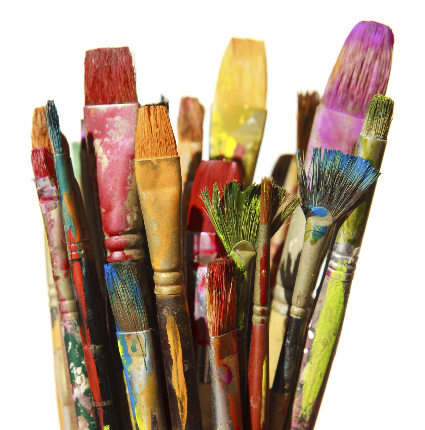 paint brush stock photo