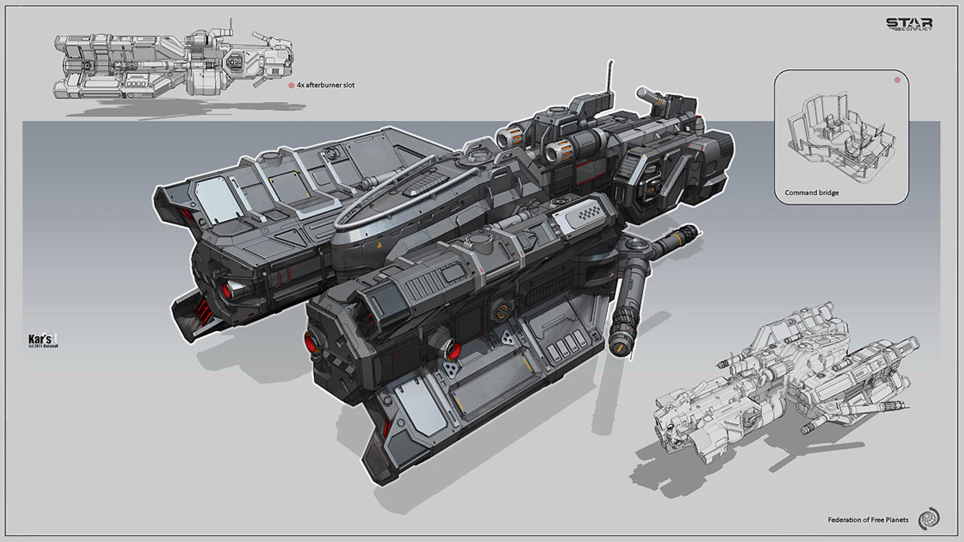 Star Conflict - T5 Frigate Prototype - Steam Trading Cards Wiki