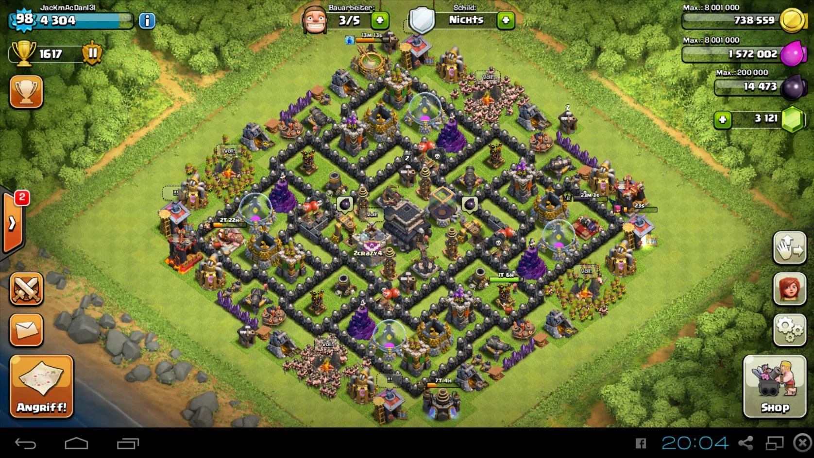 Clash Of Clans Rh 9 Base
