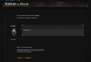 Forum highlight function