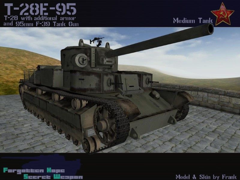 T-28 Medium Tank - Forgotten Hope Secret Weapon Wiki