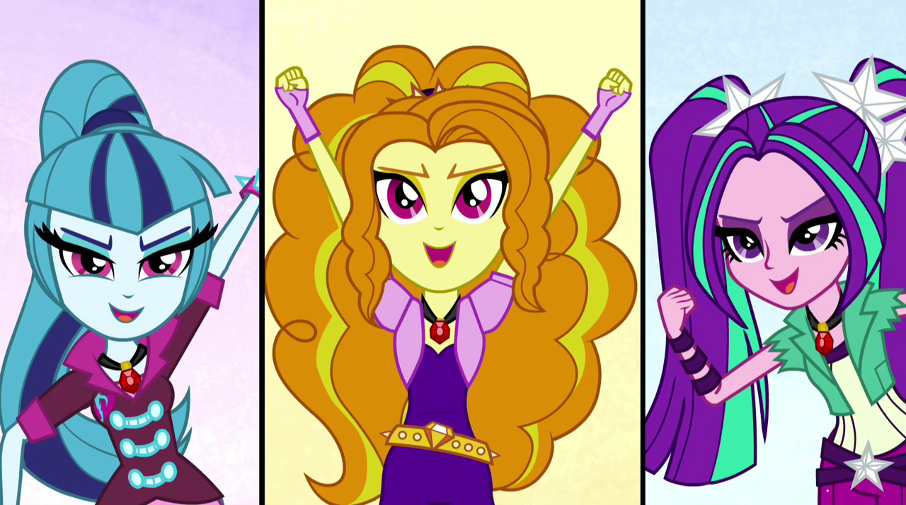 The Dazzlings My Little Pony Friendship Is Magic Wiki Wikia