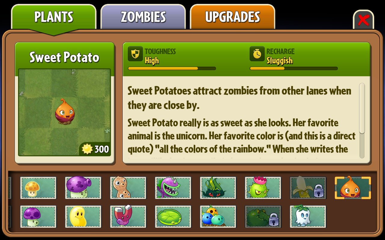 Sweet Potato (New "Gemium") - Plants vs. Zombies Wiki, the free Plants
