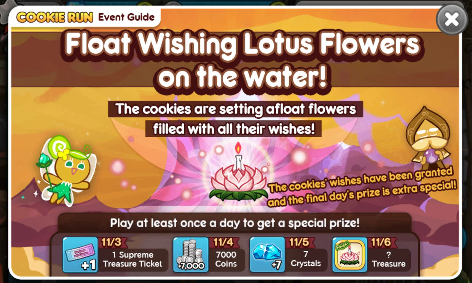 Lotus Flower Cookie Run