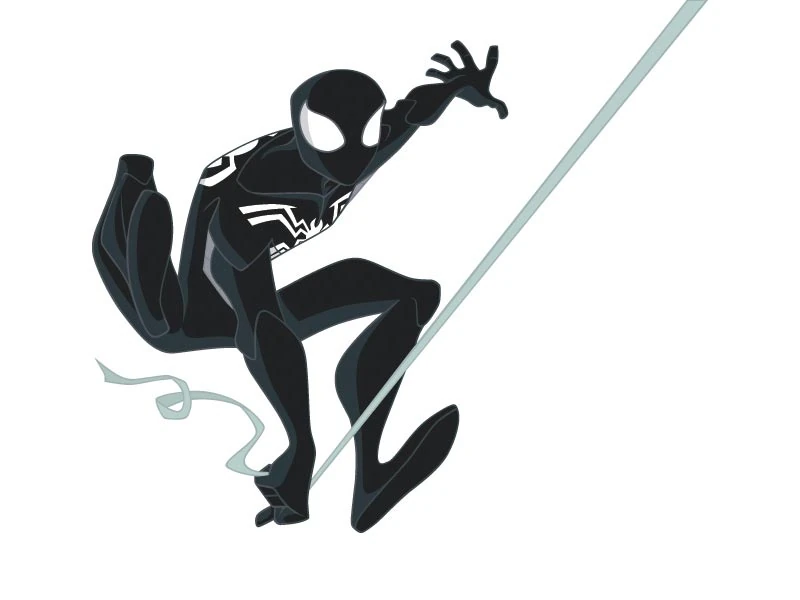 Image BlackSpiderman.jpg Marvel Animated Universe Wiki