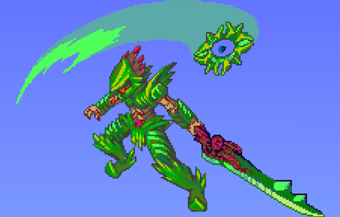 Terraria Thorn Chakram Or Blade Of Grass / Projectile IDs - Official Terrar...