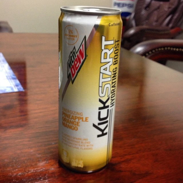 Kickstart (Pineapple Orange Mango) The Mountain Dew Wiki Flavors