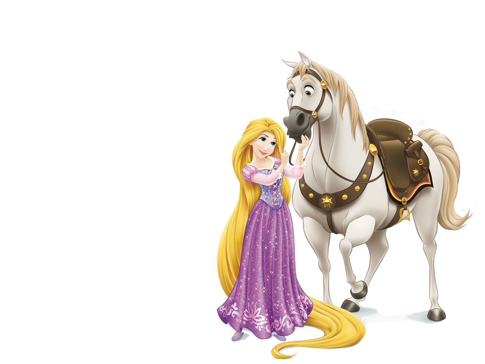 rapunzel and maximus set