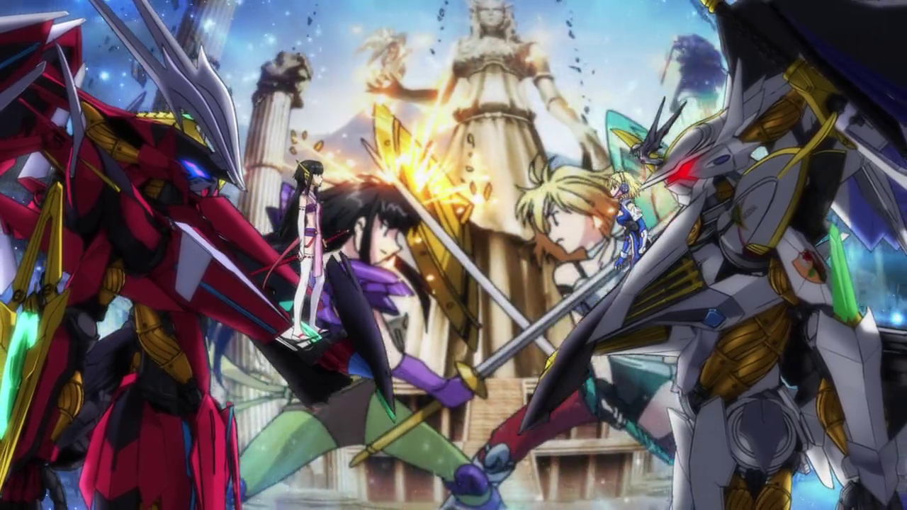 Image - Cross Ange 11 Ange and Salia.png - CROSS ANGE Rondo of Angel