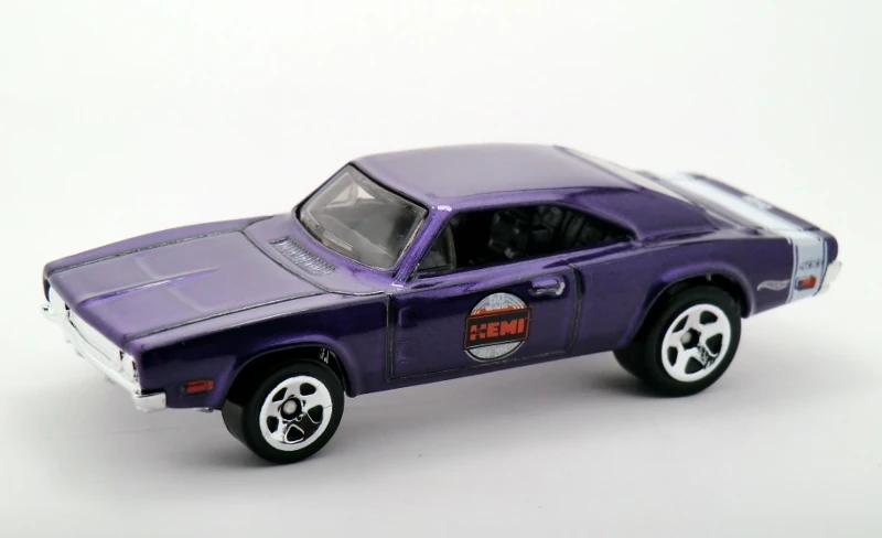 Hot Wheels Dodge Charger 500 1969 - Série HW Flames 8/10 - N°189/250 - Édition 2020 - Échelle 1/64