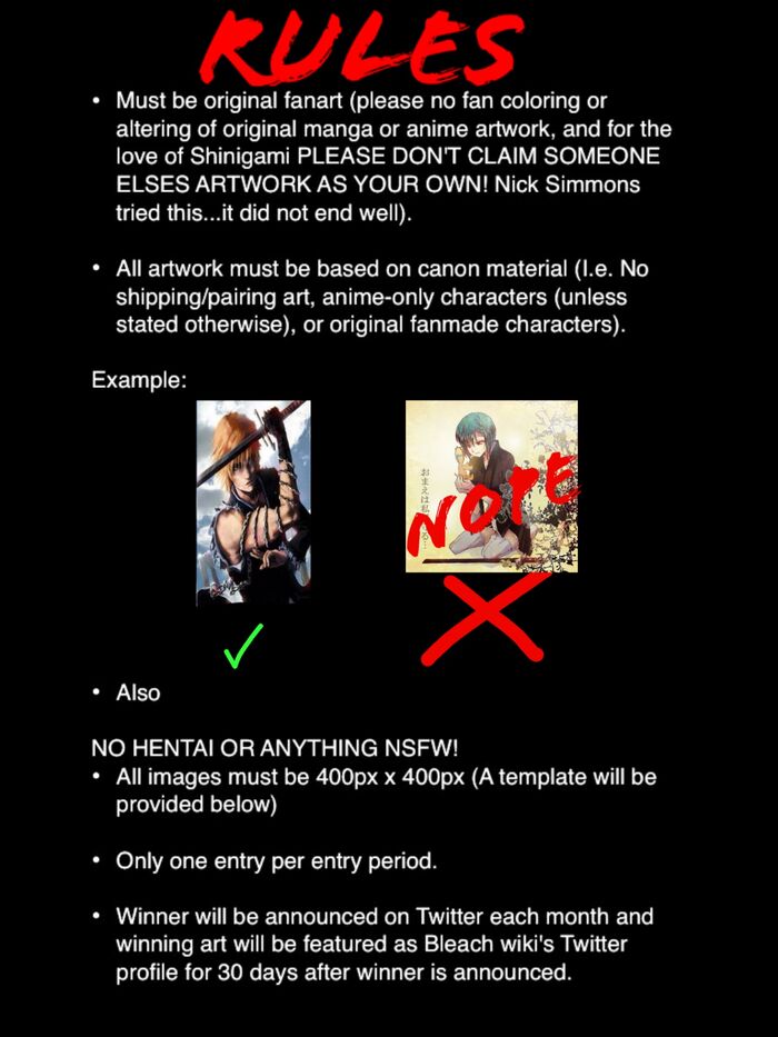 Contest flyer