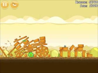Official Angry Birds Walkthrough Mighty Hoax 5-4