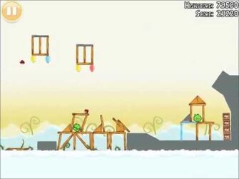 Official Angry Birds Walkthrough Danger Above 8-14