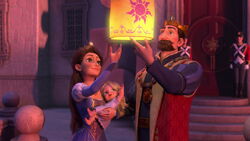 Rapunzel's birh celebration