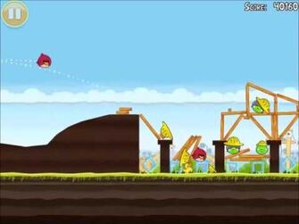 Official Angry Birds Walkthrough The Big Setup 10-3