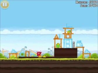 Official Angry Birds Walkthrough The Big Setup 10-10