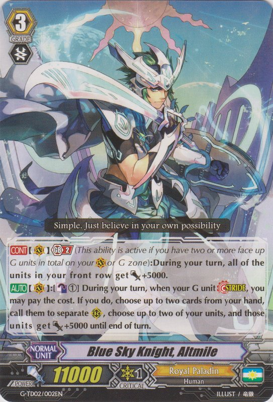 cardfight vanguard paladin