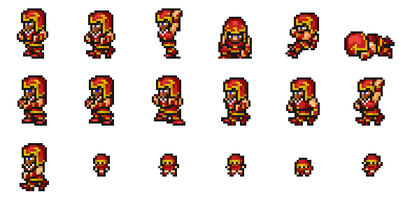 Image - Ffrk Ninja Sprites.png - The Final Fantasy Wiki - 10 Years Of 