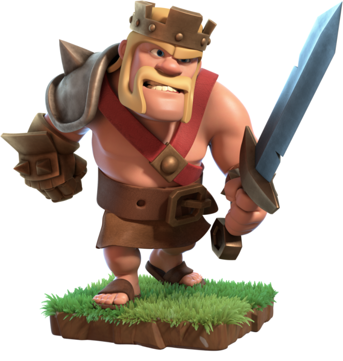 clash of clans max barbarian king th9