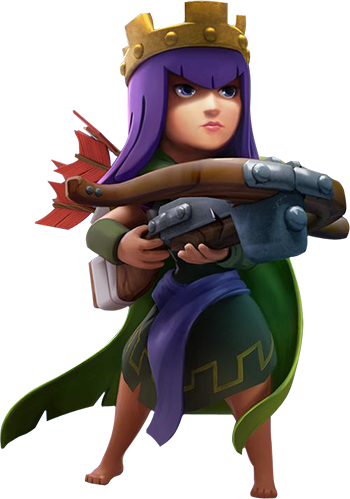 clash of clans archer queen