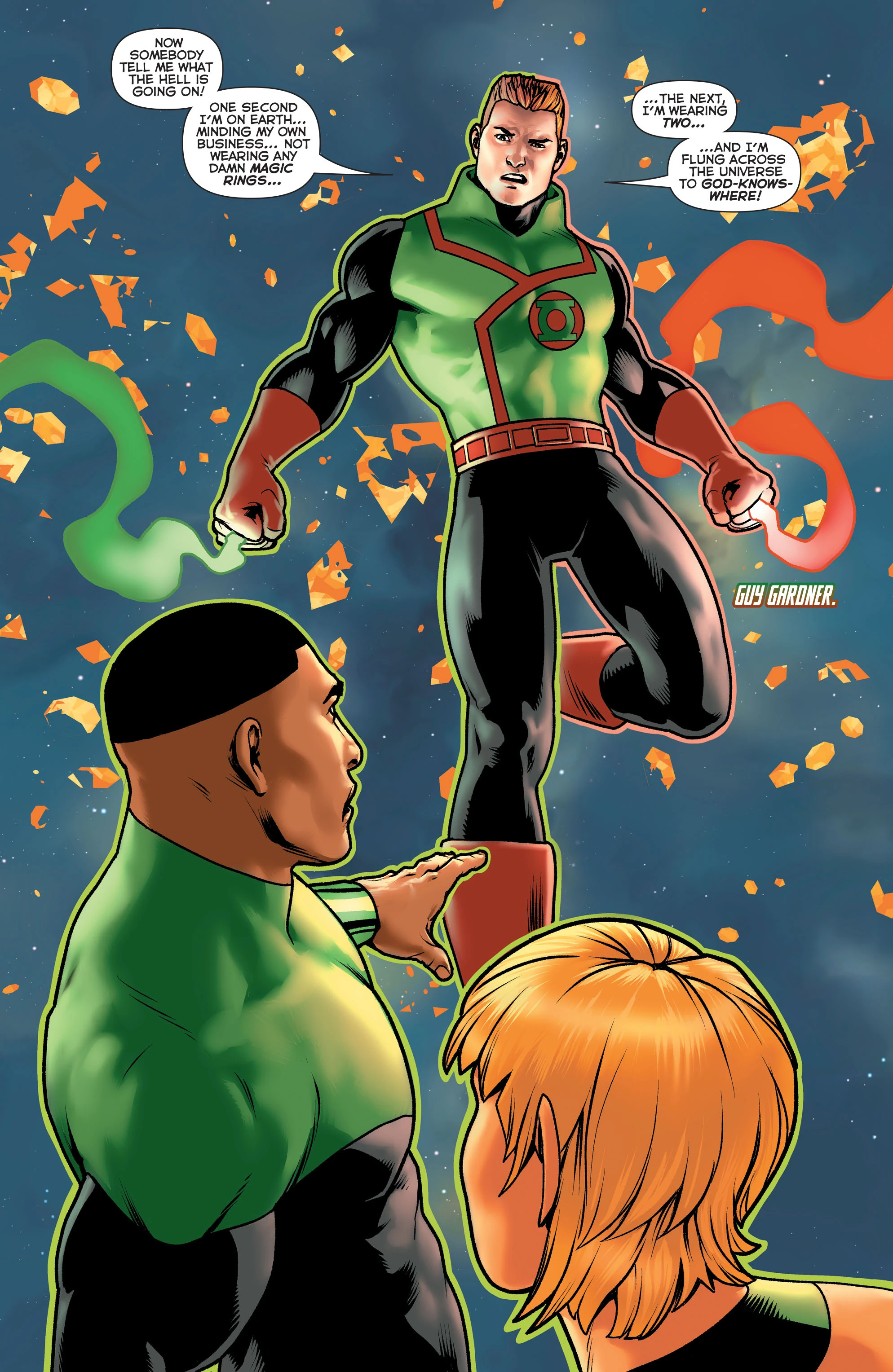 Guy Gardner Red Lantern Mustache