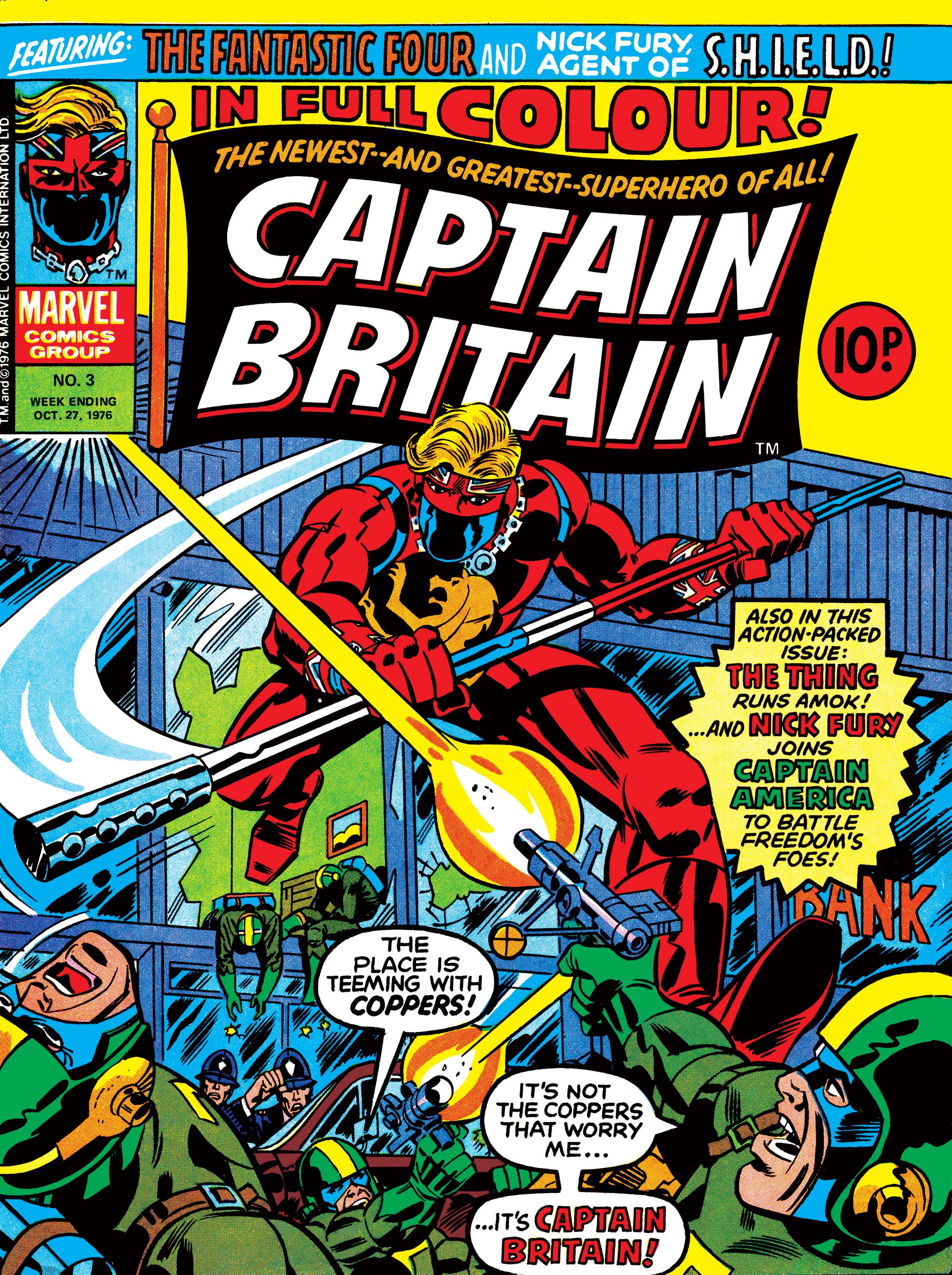 Captain Britain Vol 1 3 - Marvel Comics Database