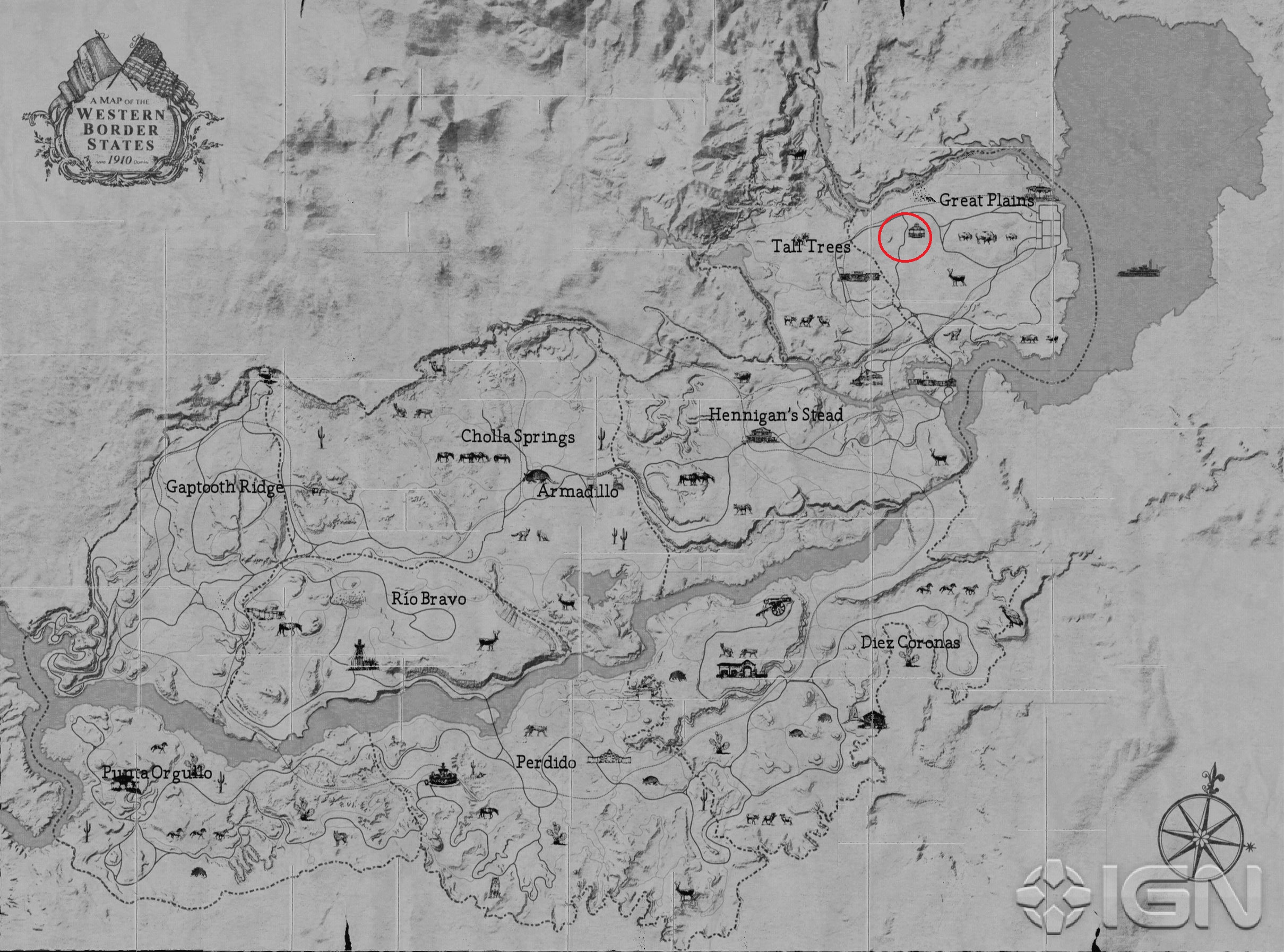 Image red dead redemption map jpg red dead wiki walkthroughs