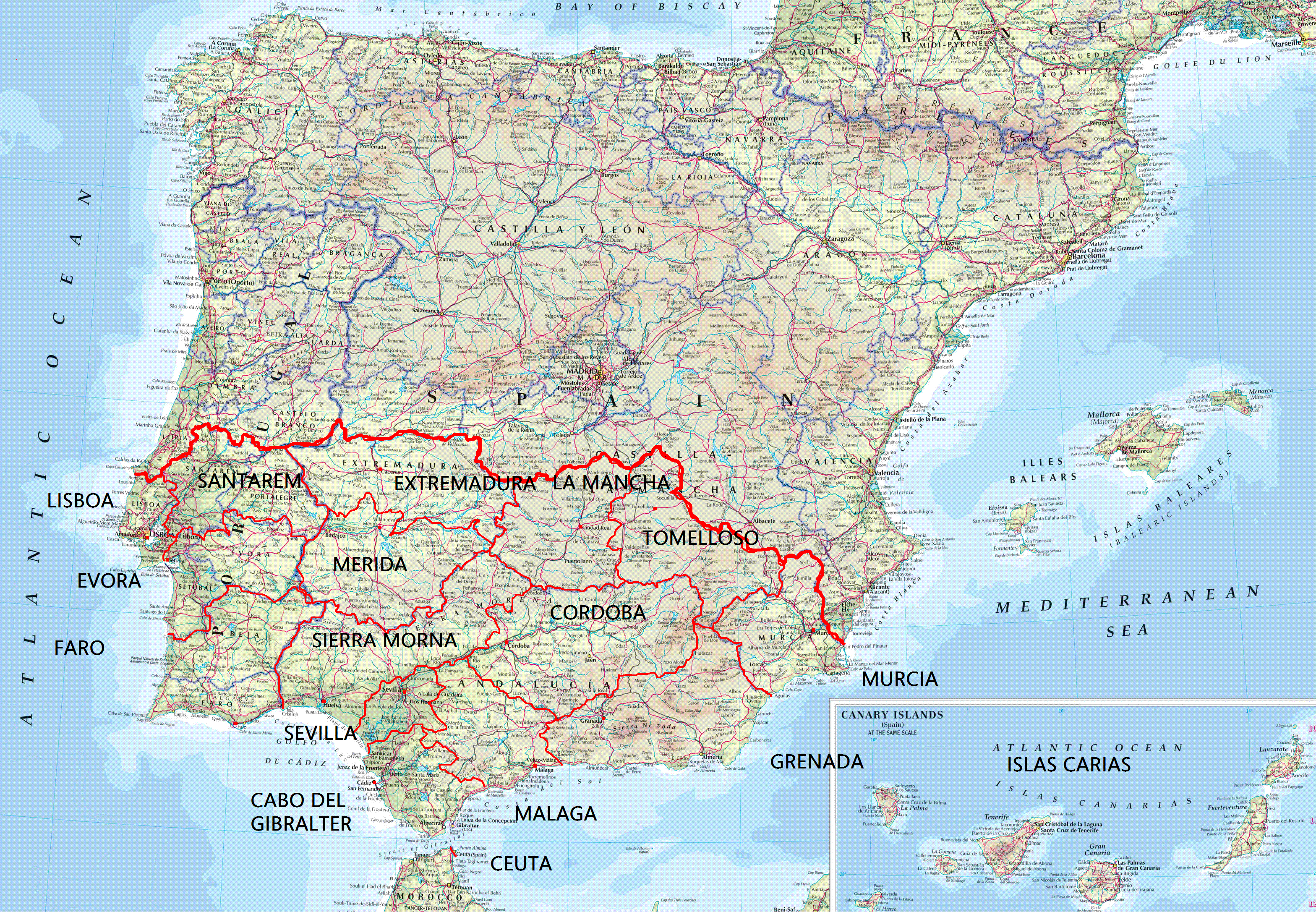 United Kingdom of Andalucia - Alternative History