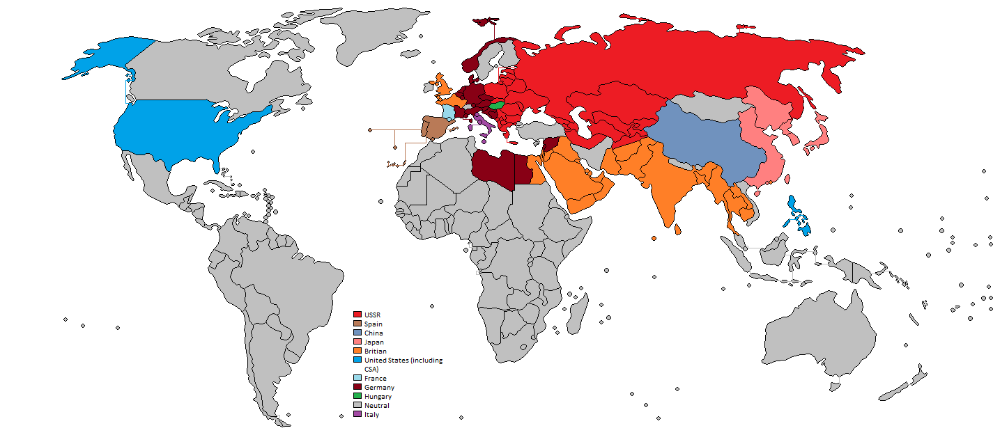 No Nukes (Map Game) - Alternative History