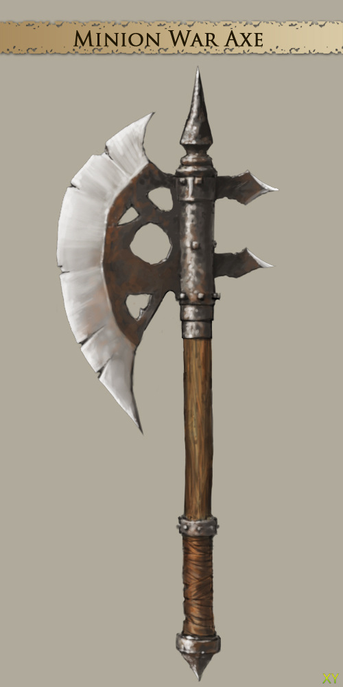 Image - Steel Axe Concept Art.jpg - Overlord Wiki - Wikia