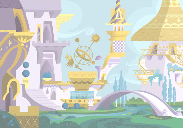 Image - Canterlot Castle background 2.jpg - My Little Pony Friendship ...