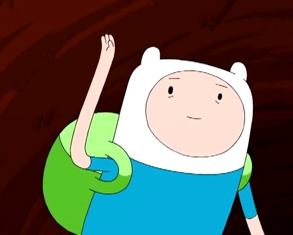 Image - S3e14 Finn waving goodbye to Susan.jpg - The Adventure Time ...