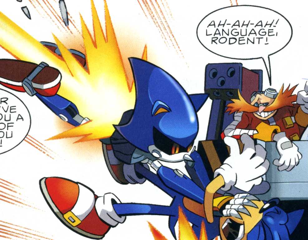 Metal Sonic - Mobius Encyclopaedia - Sonic the Hedgehog Comics