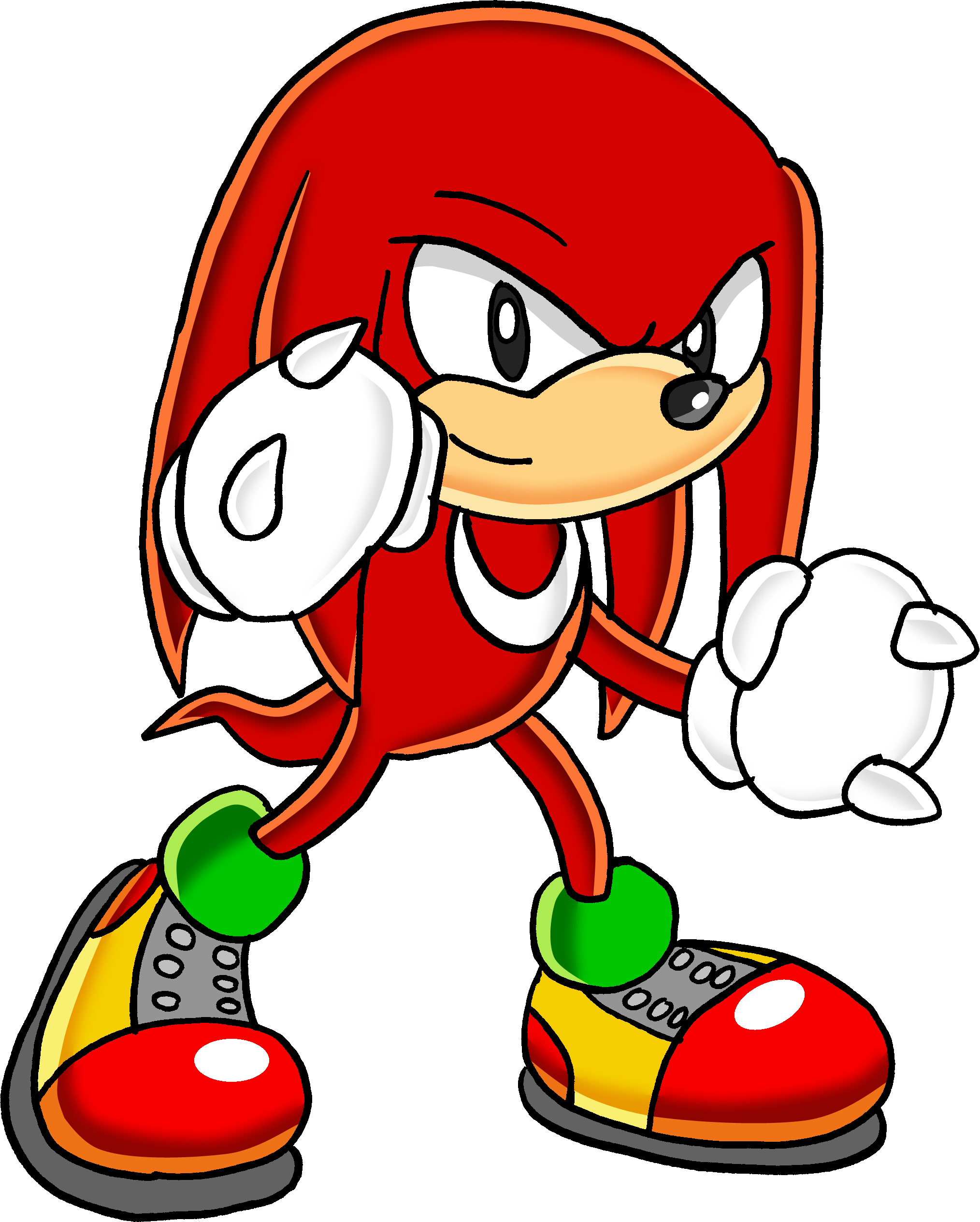 Image - Classic Knuckles 2.png - Sonic News Network, the Sonic Wiki