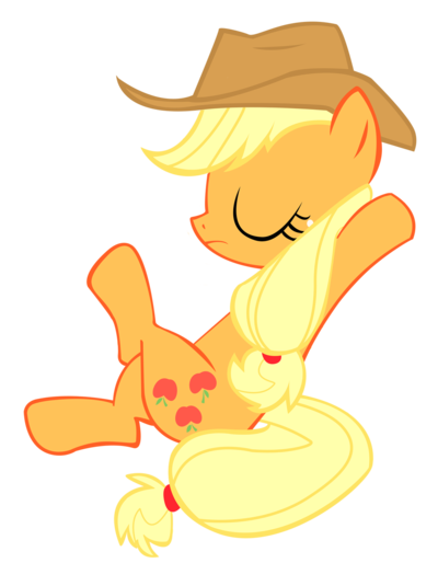 Image - FANMADE Applejack Sit Vector.png - My Little Pony Friendship is ...