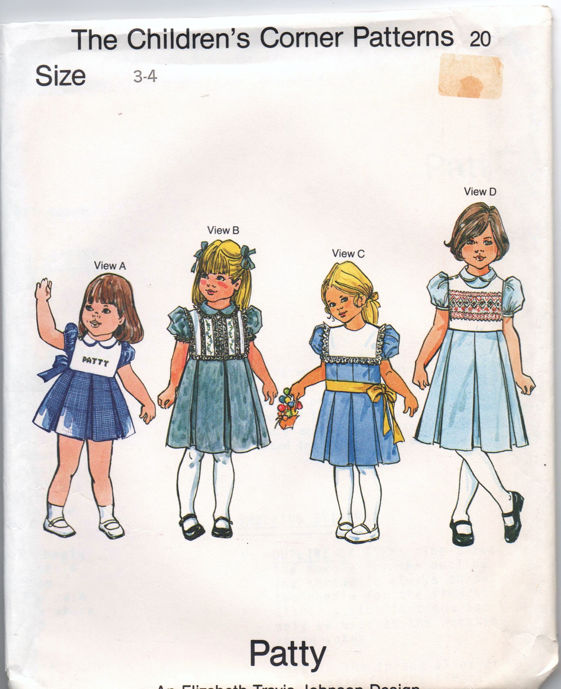 The Children's Corner 20 - Vintage Sewing Patterns