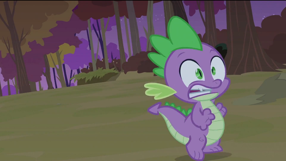 Image - Spike running away from phoenix S2E21.png - My Little Pony ...