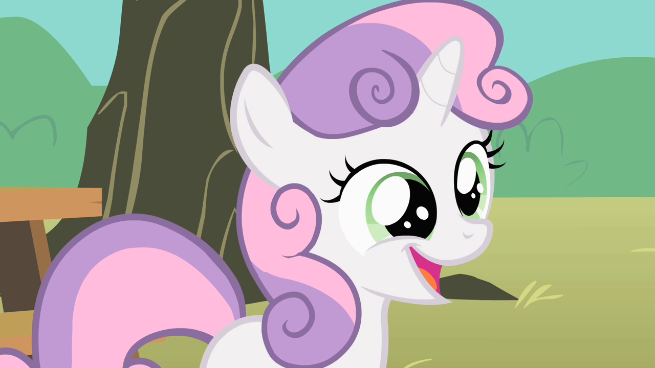 Image - Sweetie Belle smiling S1E18.png - My Little Pony Friendship is Magic Wiki