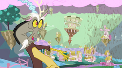 Discord, &quot;First changes of Ponyville&quot; S02E02