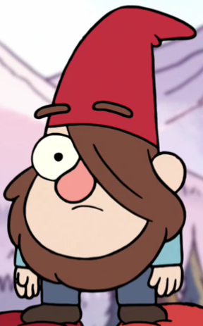 Image - S1e1 gnome jeff covered eye.png - Gravity Falls Wiki