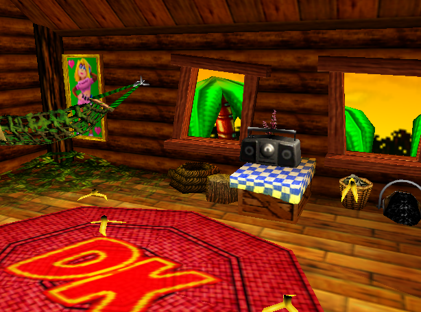 Image - DK Treehouse inside.PNG - Donkey Kong Wiki, the encyclopedia ...