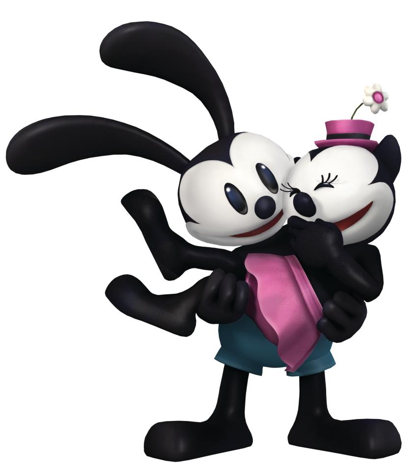 Image - Oswald Ortensia love artwork.jpg - Epic Mickey Wiki