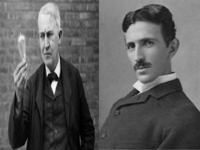 Image - Thomas Edison vs Nikola Tesla.jpg - Epic Rap Battles of History ...