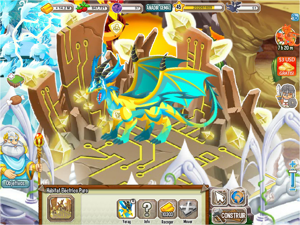 Image - Pure Electric Dragon.png - Dragon City Wiki