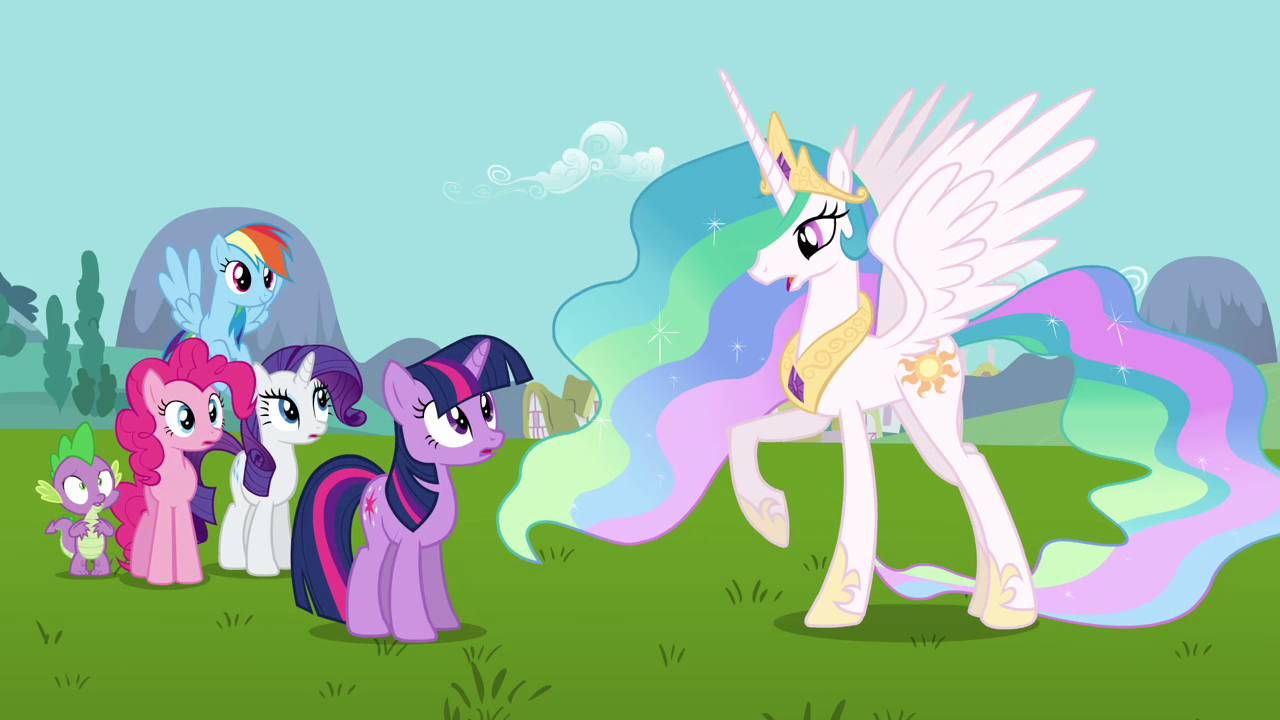 Image - Princess Celestia where is Fluttershy S3E10.png - My Little ...