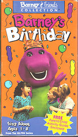 Image - Barney's Birthday 1993 Cover.png - Barney Wiki - Wikia