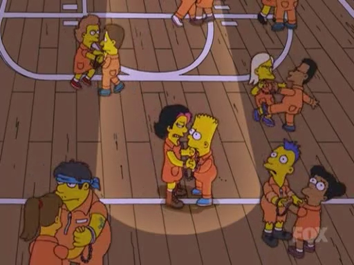 Image - Bart and Gina Dance.JPG - Simpsons Wiki